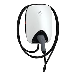Schneider Electric – Wallbox EVH4S11NC Elink Home, T2-kabel, laadzuil voor veilig opladen in huis, 11 kW