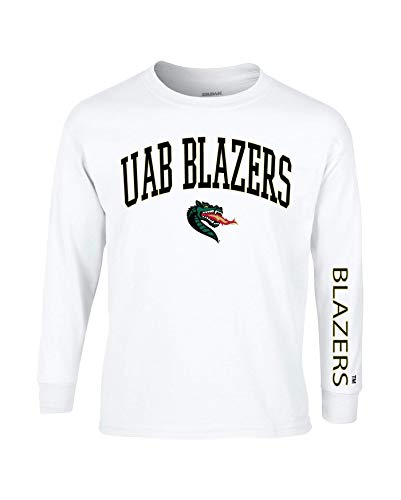 J2 Sport Alabama at Birmingham Blazers UAB Long Sleeve T-Shirt Unisex NCAA White