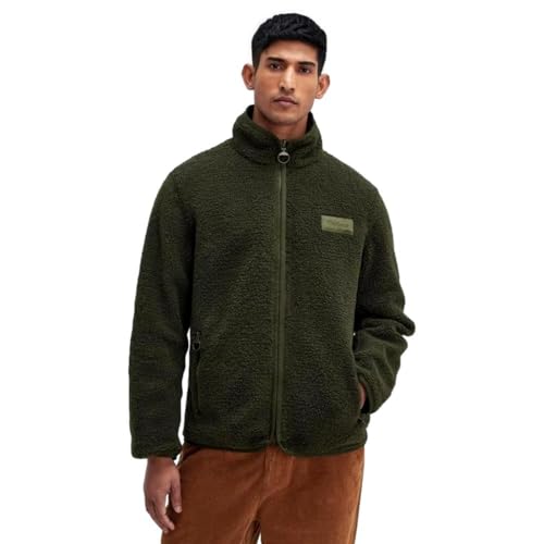 Barbour Men's Reversible Fleece Jacket, Fern