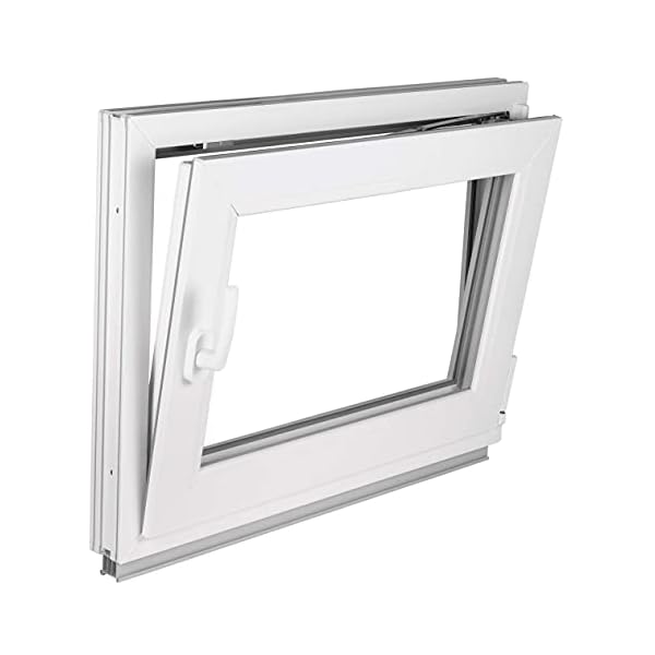 Premium Kunststofffenster Von Komforta - Kellerfenster Weiß Argon Isoglas BxH: 700 x 750 mm Garagenfenster/Gartenhaus… – Bild 4