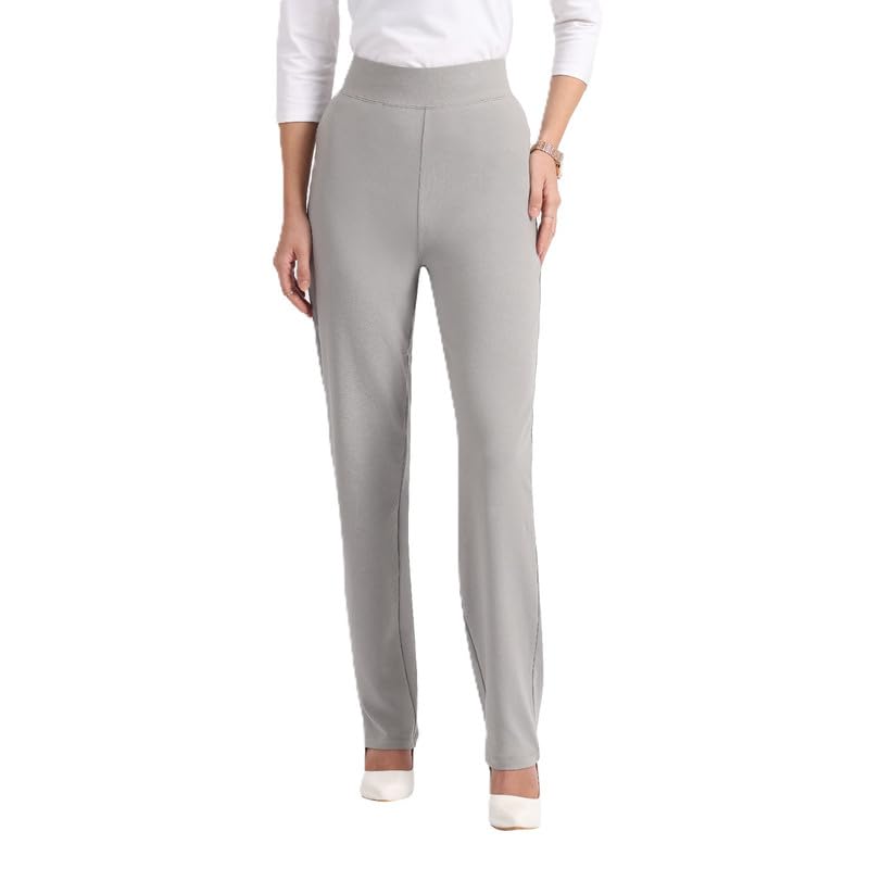 Image of BlissClub Women's Straight Fit Mid Rise Pants