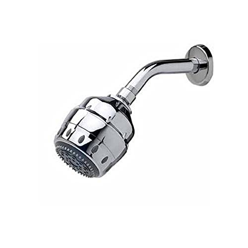 Seychelle 1-20006-WC Royal 5 Way Wall Mount Chrome Shower Head, Standard Chrome