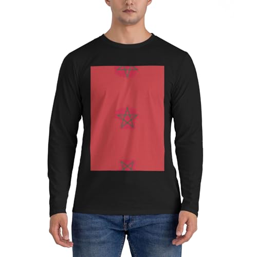 Chemise Maroc EdWal pour homme : t-shirt manches longues léger et pull décontracté mode classique