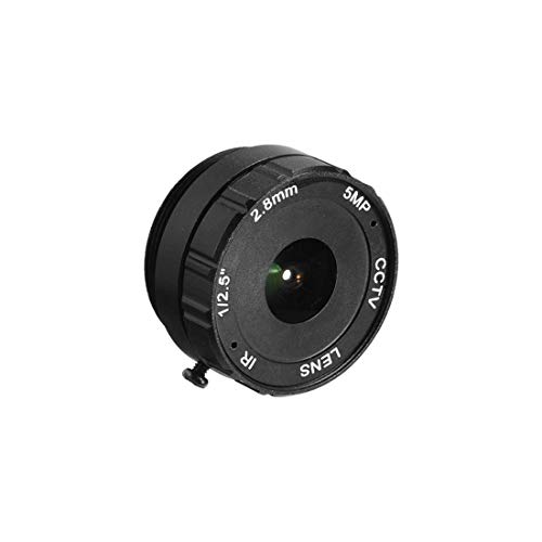 2.8mm F1.2 FPV CCTV Obiettivo grandangolare per fotocamera CCD 5 mega pixel