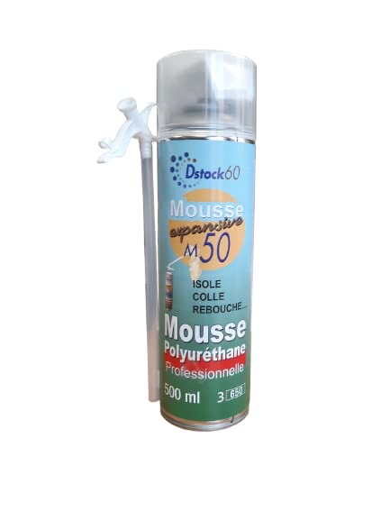Mousse polyurethane pour isoler et reboucher les murs et fenetres - 4
