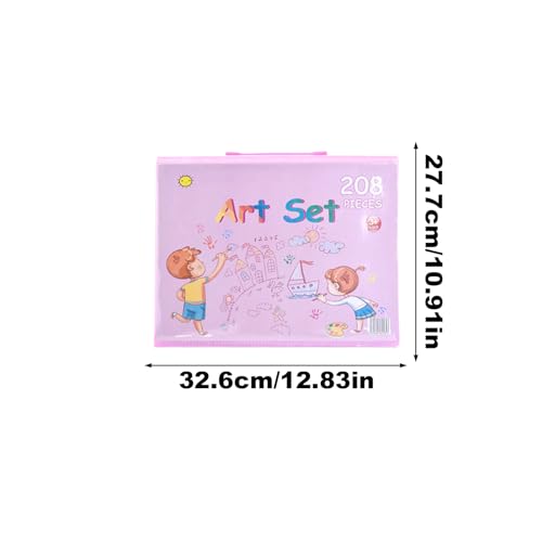 Lápices para colorear de viaje con estuche plegable para estudio y hogar 4