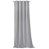 mit Kräuselband und versteckten Schlaufen, zur Befestigung an Gardinenstangen und Gardinenleisten/Deckenschienen mit Röllchenlauf