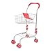 HEY! PLAY! Kids Shopping Cart - Toddler Grocery Cart with Pivoting Front Wheels and Folds for Easy Storage - for Pretend Play Grocery Store