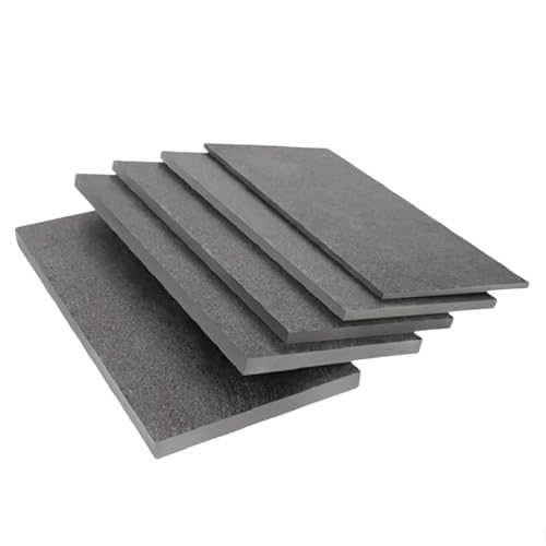 Tablero aislante de mica de alta temperatura - Tablero de molde ignífugo de 1000 °C - Material ignífugo industrial (1 unidad)(500x500x6 mm)