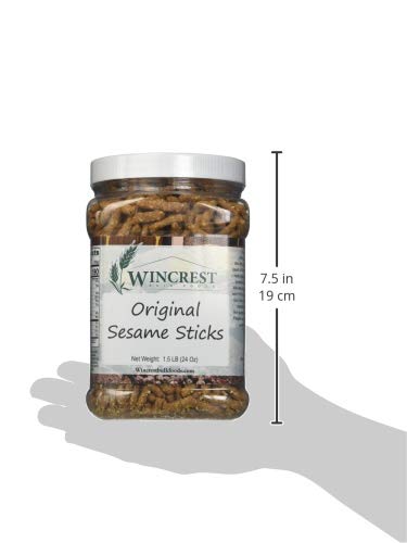Original Sesame Sticks - 1.5 Lb (24 Oz) Tub #TOP2