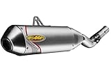 FMF Racing PowerCore 4 Spark Arrestor Slip-On , Color: Natural, Material: Stainless Steel 043011