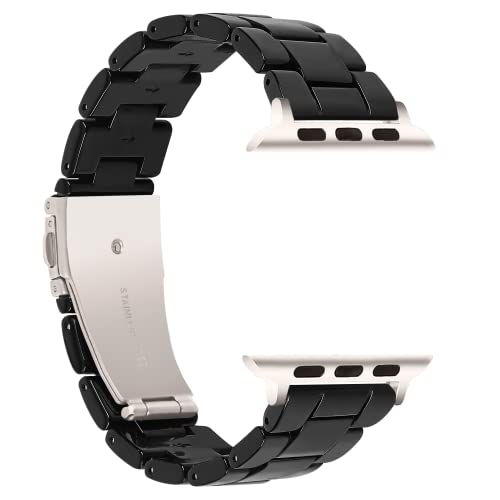 Image of Light House Apple Watch Bands-Fashion Lightweight Resin iWatch Bands for Women Men 38mm /40mm /41mm /42mm(Series 11 10), 49mm /46mm /45mm /44mm /42mm(S 3 2 1), Compatible with Apple Watch Series 11 SE 10 9 8 7 6 5 4 3 Ultra