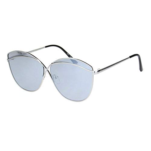 Womens Unique Retro Eyelash Trim Metal Rim Fashion Sunglasses