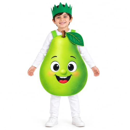 Image of Raj Costume Kids Fruit & Vegetable Fancy Dress Costume | Soft Felt Fruit and Vegetable Cutout Costume for Boys & Girls | School Annual Function