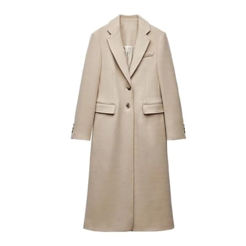 Manteau à une rangée de manches au design épuré pour silhouette élégante