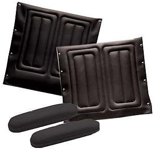 Invacare Upholstery Kit - Desk-Length Armrests 18" X 16" - Embossed Black