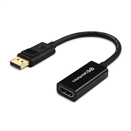 Cable Matters Displayport To Displayport Cable (Dp To Dp Cable) 3 Feet & Displayport To Hdmi Adapter #TOP4