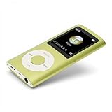 MP3 Player, Portable Lossless Sound Slim MP3 Music Player with Earphone, 1.8 Inch LCD Screen Digital Music Player, （Memory Card Not Included） (Green)