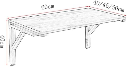 Table pliante murale pour libérer l'espace au sol des petites cuisines