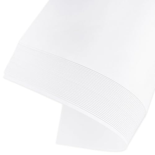 30 Blatt weißer Karton – 12 x 12 Zoll, schweres 230 g/85 lb-Umschlagkartonpapier, perfekt für Scrapbooking, Basteln, Visitenkarten, UAP05WH030