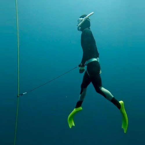 Cable antiperdida de acero inoxidable para buceo libre y apnea con pulsera regulable 4