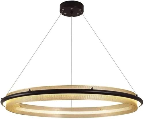 Suspension LED circulaire 40cm luminaire chic pour salle à manger