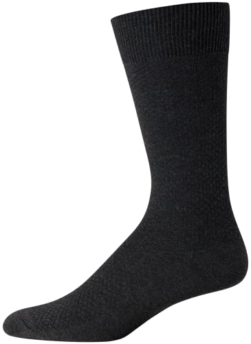 Van Heusen Men's Dress Socks - Lightweight Mid-Calf Crew Dress Socks (7 Packs), Size 6-12.5, Black Iris #TOP4