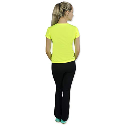 Camiseta Color Dry Workout Ss - Muvin - Cst-400 - Amarelo Fluor - G