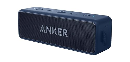 Anker soundcore 2 Portable Bluetooth Speaker, Stereo Sound, IPX7