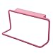 2 STK Handtuchhalter, Stanzenfreier Lappenhalter Bad Handtuchstange, Haken Küche Handtuchregal, Einzelner Badetuchhalter, Toilettenwandregal,Rosa