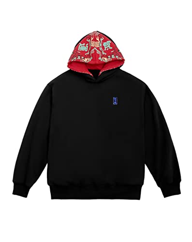 MFCT Double Red Dragon Japanese Streetwear Hoodie