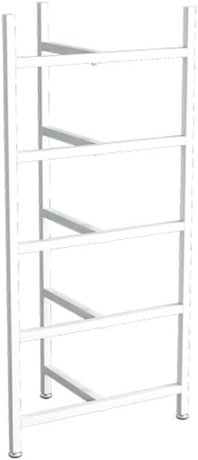 Exercise Ball Rack, Free Standing Ball Storage Stand Holder, Half Circle Balance Ball Organizer Display Shelf for Home Commercial Garage Gym(White,70x145cm)