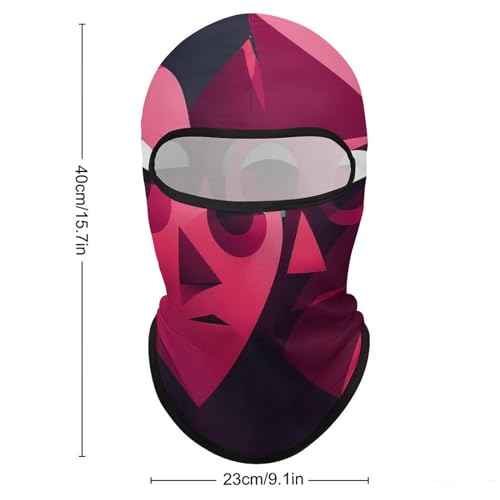 Balaclava Mask for Men Ski Mask for Women Cartoon Heart Shape Full Face Mask Face Cover for Cycling miniatura 2