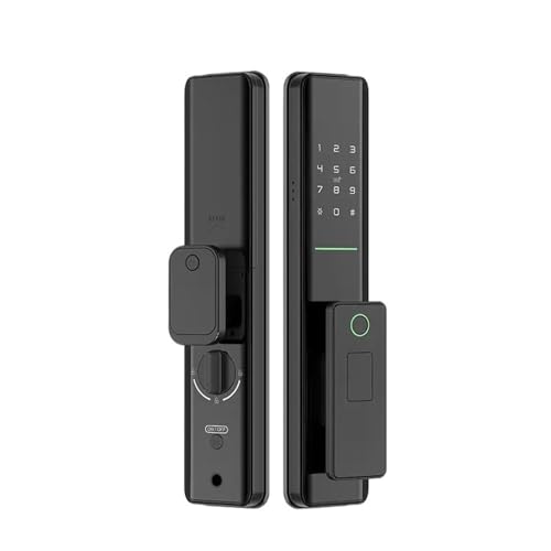 PushPull Lock Electronic 6068 Mortise TTlock Fingerprint Card Password 8*AA Alkaline Battery Doorbell Smart Automatic Door Lock(