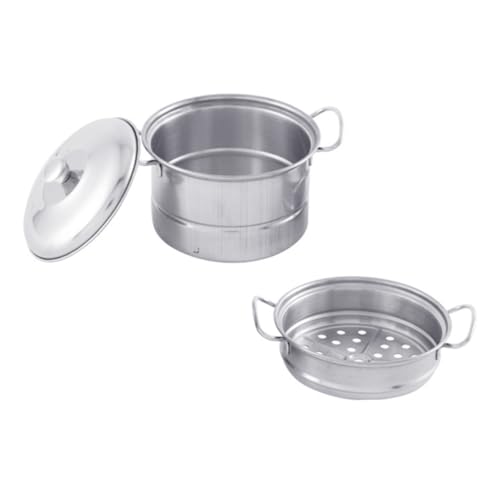 UPKOCH 1set Simulation Steamer Kitchen Toy Cookware Playset for Pretend Cooking Fun Educational Plaything for Boys and Girls Creative Kitchen Role-Play Experience