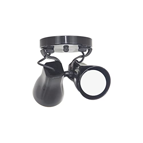 Spot de Sobrepor Duplo 2 Alpha Direcionável E27 (Preto)