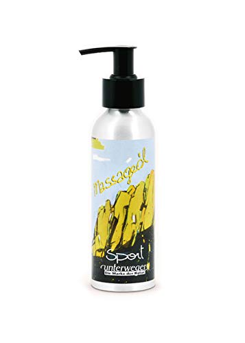 Aceite de masaje natural BIO Unterweger en dispensador de hierbas y aceites orgánicos, 150 ml Sport Skin Care Wellness Relax