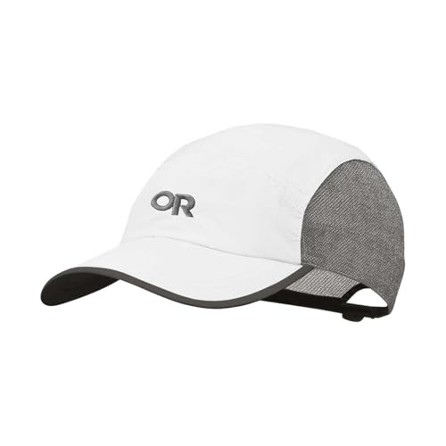 Outdoor Research Swift Cap – UPF 40+, Lightweight, Breathable, Quick-Dry, White/Light Grey, One Size
