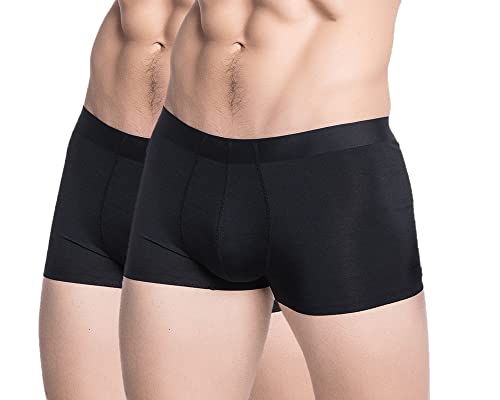 Image of dockstreet Ultra Soft, 100% Cotton Smooth Boxer Brief Comfortable Stretchable /Soft Fabric Brief Trunk Styled Underwear for Men