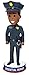 Police Officer Essential Heroes Bobblehead Male Dark Skin Tone