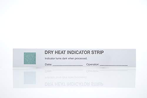 CROSSTEX SPSMEDICAL Sterilization Chemical Indicator Strips, Dry Heat, 4", DIS-100 (Case of 100)