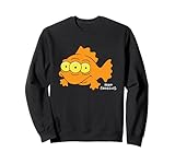The Simpsons Blinky Three-Eyed Nuclear Fish Center Icon Sweatshirt
