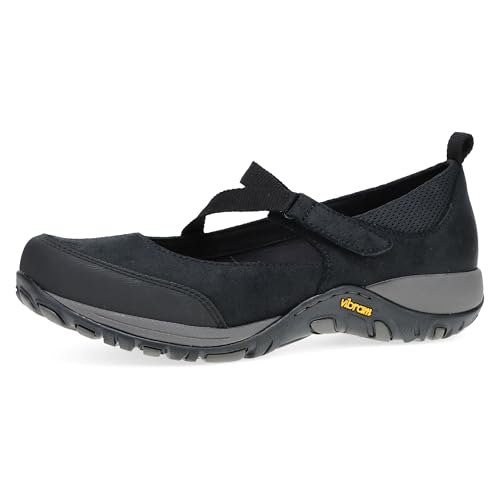 Best Summer Hiking Shoes for Your Next Adventure 15 Dansko Primrose Waterproof Outdoor Mary Jane Sneakers for Women – Comfortable, Breathable Walking Shoes with Arch Support – Slip-Resistant Rubber Outsole Black 11.5-12 M US