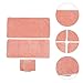 ARTIBETTER Microfiber Hair Towel Wrap and Chest Towel 3pcs Set Orange Soft Spa Wrap Suitable for Beauty Salon and Skin Care Use