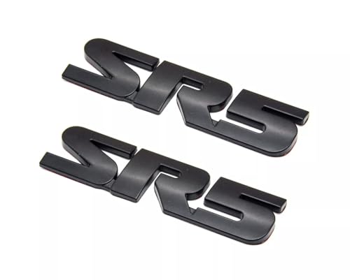Image of 2pcs SR5 4X4 Car Trunk Side Rear Tailgate Decal Sticker Badge Emblem (Matte Black)