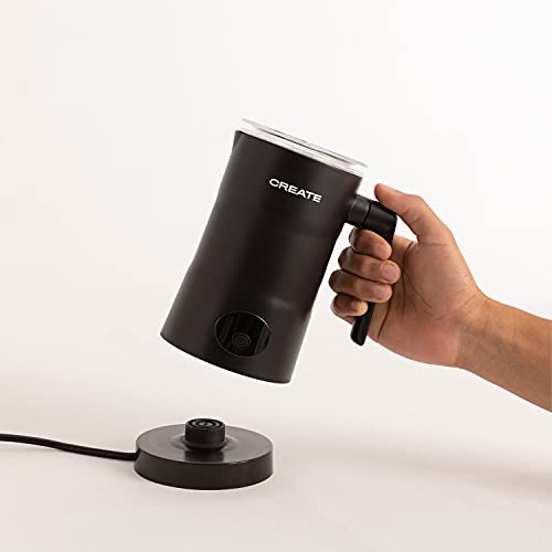 CREATE / MILK FROTHER/ melkopschuimer voor koude en warme melk, zwart/ 350 ml - Image 3