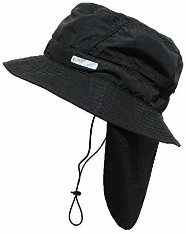BUILTCOOL Adult Cooling Bucket Cap with Neck Shade – Waterproof Sun Protection for Hunting, Fishing, Hiking and Kayaking