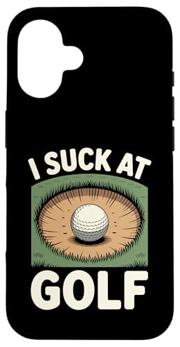 I Suck At Golf Loser Dad ȃW[N St X}zP[X iPhone 16 p