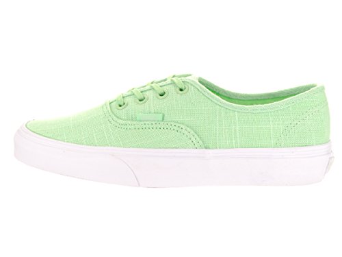 Vans Vans Unisex Authentic (Hemp Linen) Patina Green Skate Shoe 5.5 Men US/7 Women US