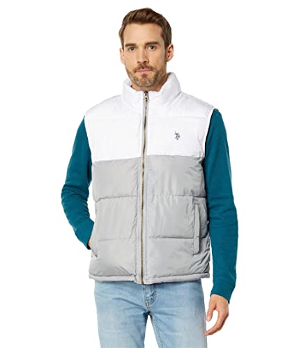 Image of U.S. POLO ASSN. Color-Block Puffer Vest